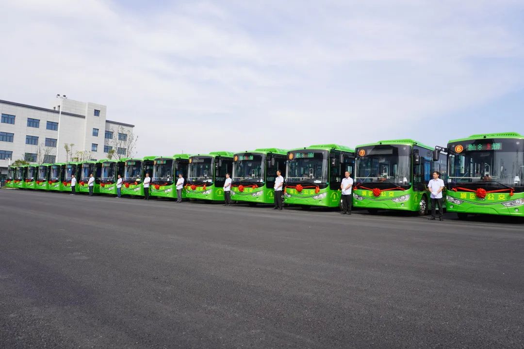 Партия высококачественных автобусов Ankai доставлена ​​в город Цяньшань