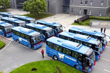 Туристические автобусы Ankai Electric A6 модернизируют сеть городского и сельского общественного транспорта в Лайбине