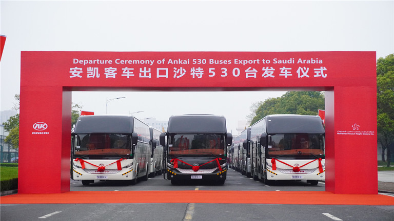 530 автобусов Ankai присоединились к сети общественного транспорта Саудовской Аравии