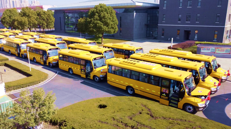 20 школьных автобусов Ankai S9 начнут курсировать в Тяньцзине