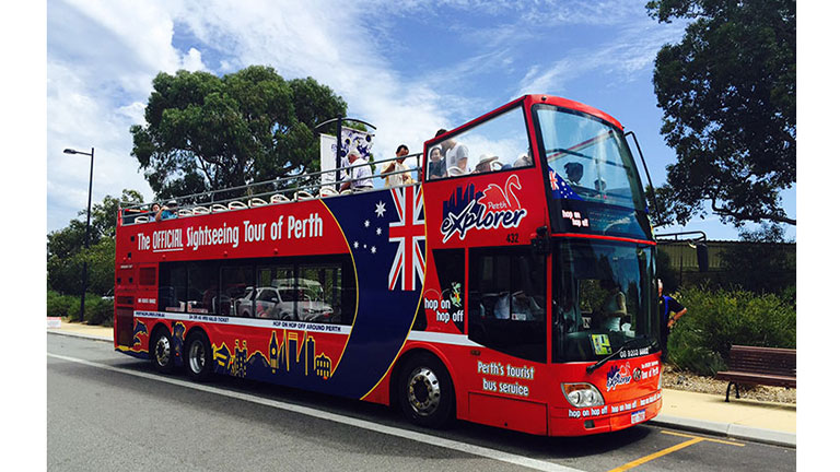  Анкай двухэтажные туристические автобусы прибывают в Австралию для работы
